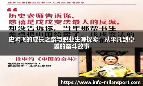 史鸿飞的成长之路与职业生涯探索：从平凡到卓越的奋斗故事